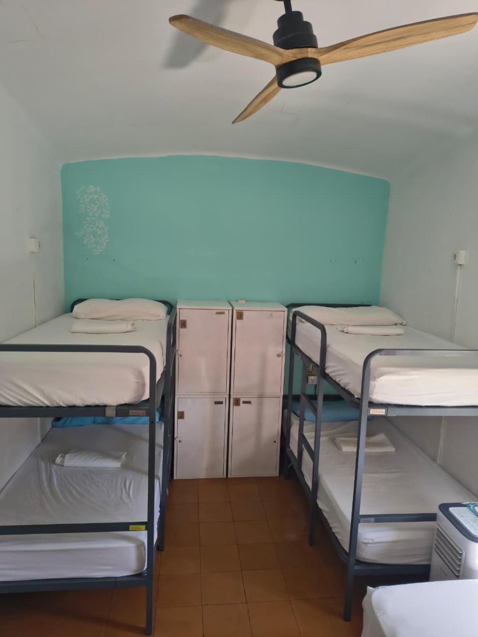 Cama individual en habitación compartida mixta